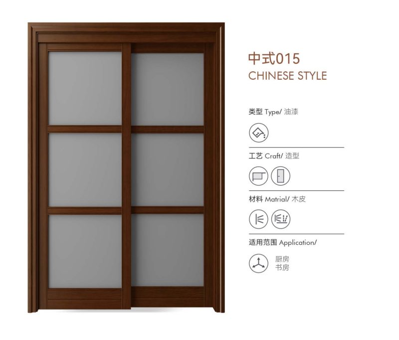 Chinese style interior door